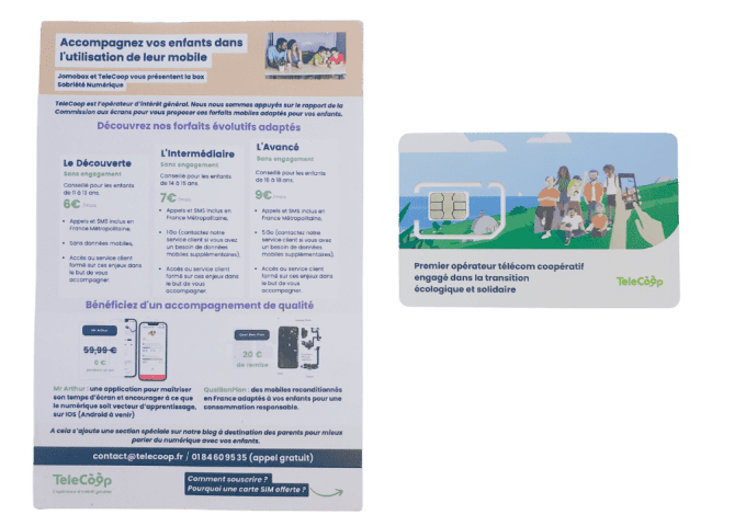 Carte SIM Sobriété Numérique avec TeleCoop